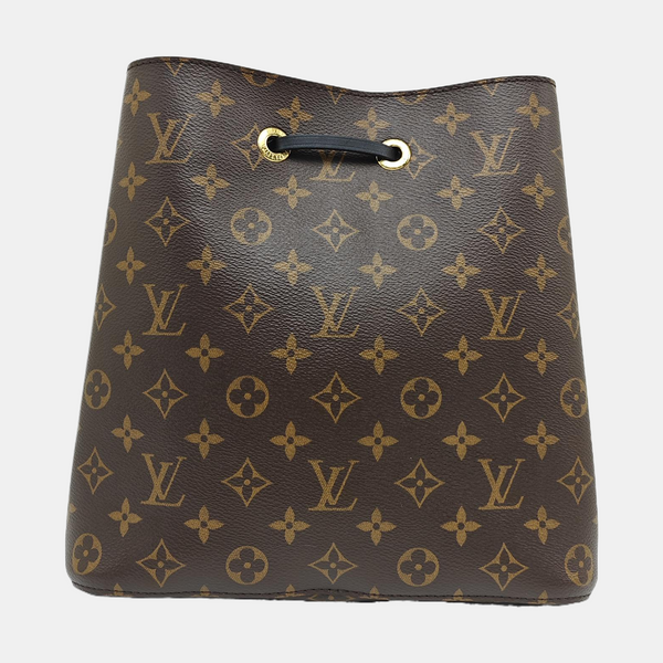 NÉONOÉ MM Monogram Coated Canvas Brown