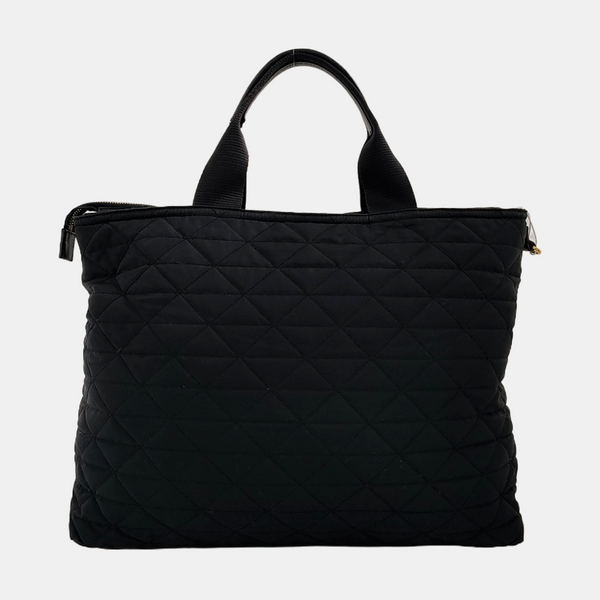Quilted Nylon Black
