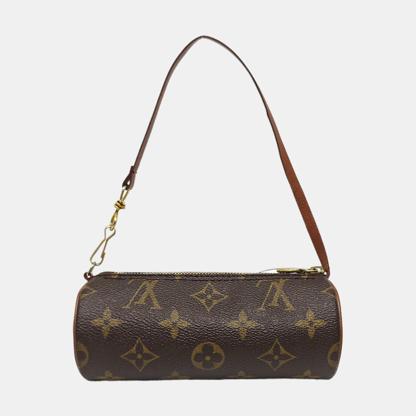 PAPILLON Mini Monogram Coated Canvas Brown