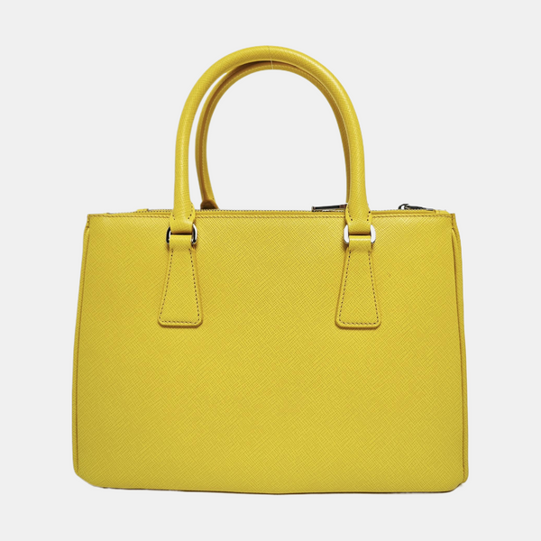 Authenticated pre-owned  Galleria Calfskin Yellow - Shoulder Bag at Looply