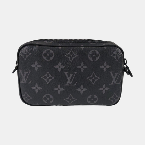 ALPHA Nano Monogram Coated Canvas Black