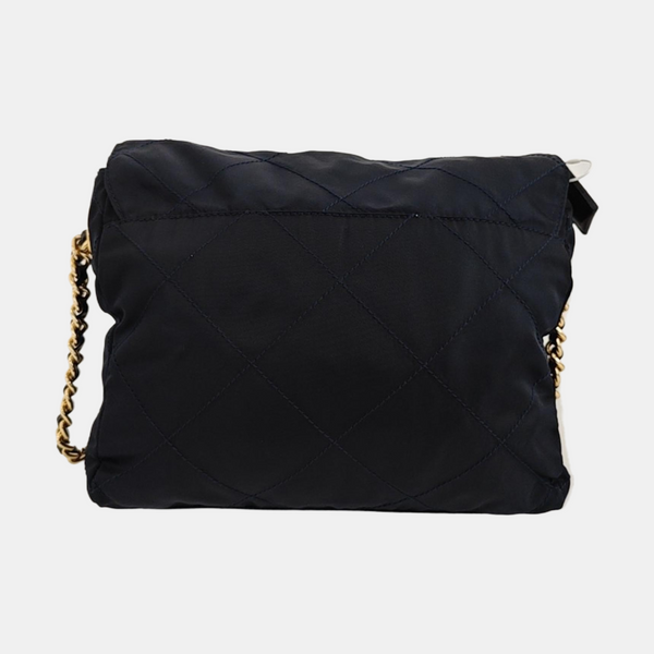 Vintage Quilted Nylon Blue