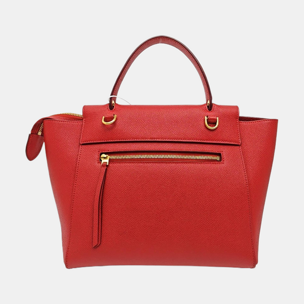 BELT Micro Calfskin Red