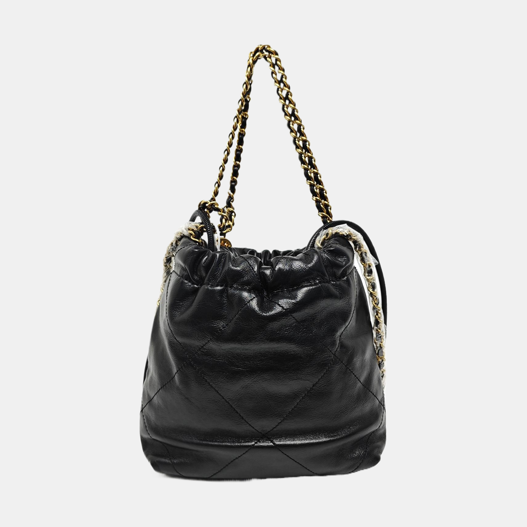 CHANEL 22 Mini Quilted Calfskin Black