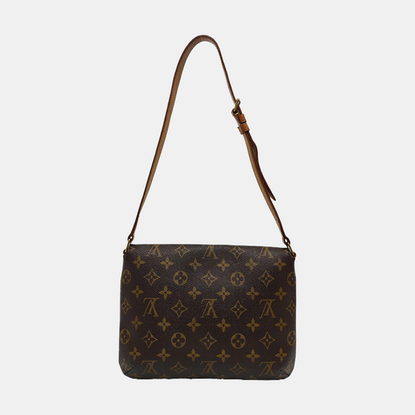 MUSETTE TANGO Monogram Coated Canvas Brown