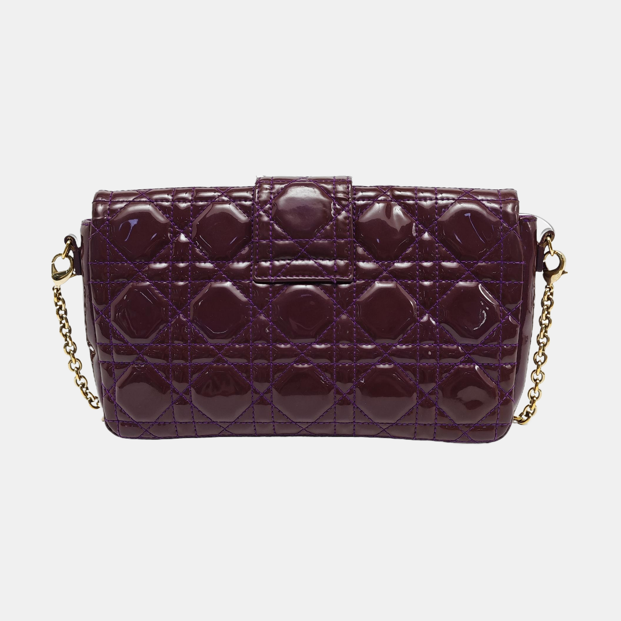 New Lock Cannage Calfskin Purple