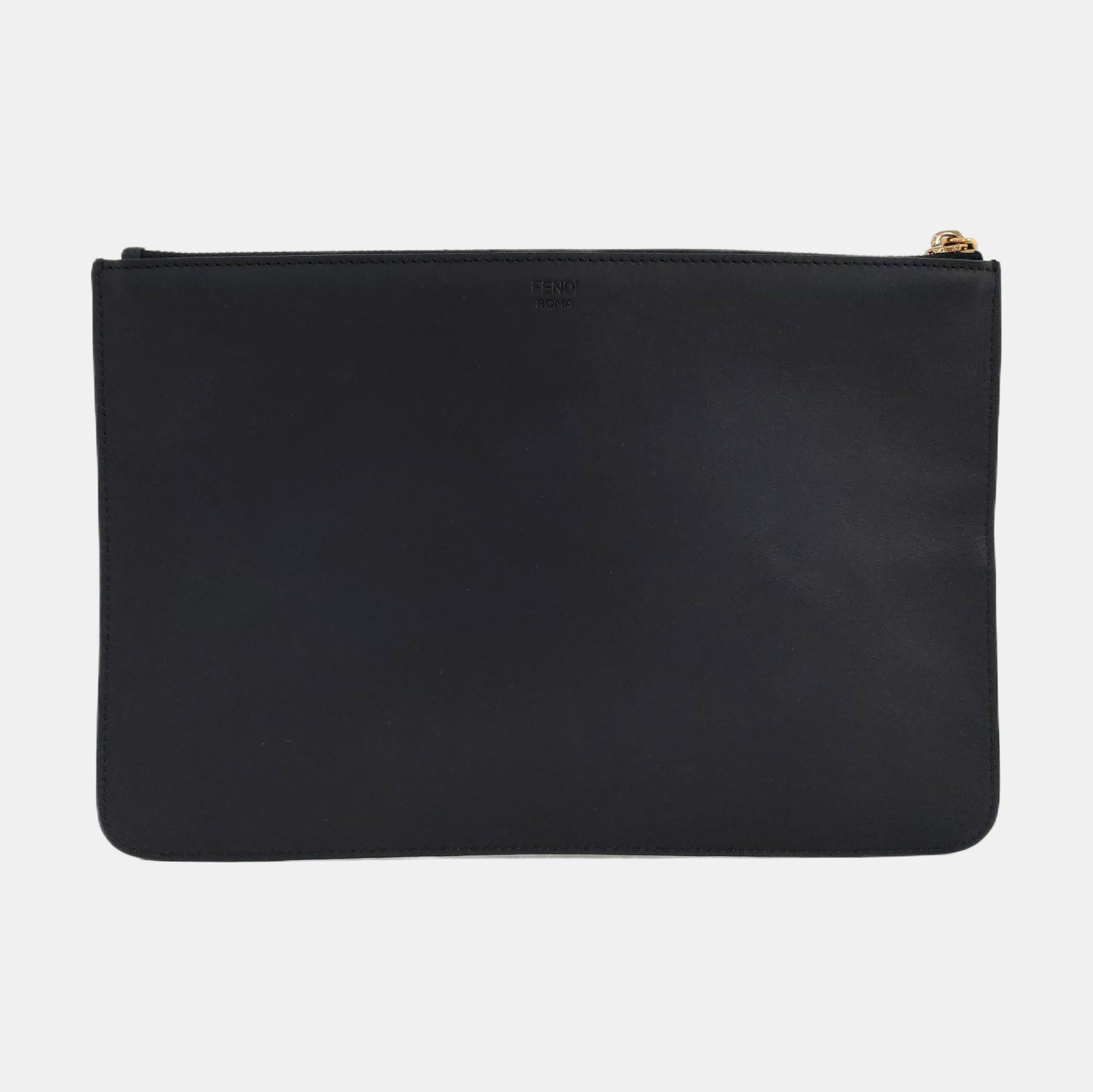 Calfskin Clutch Black