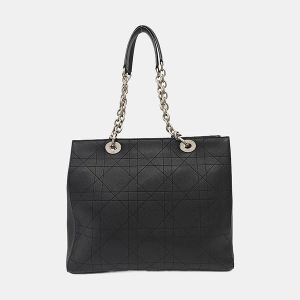 Nwts Ultra Med Quilted Calfskin Black