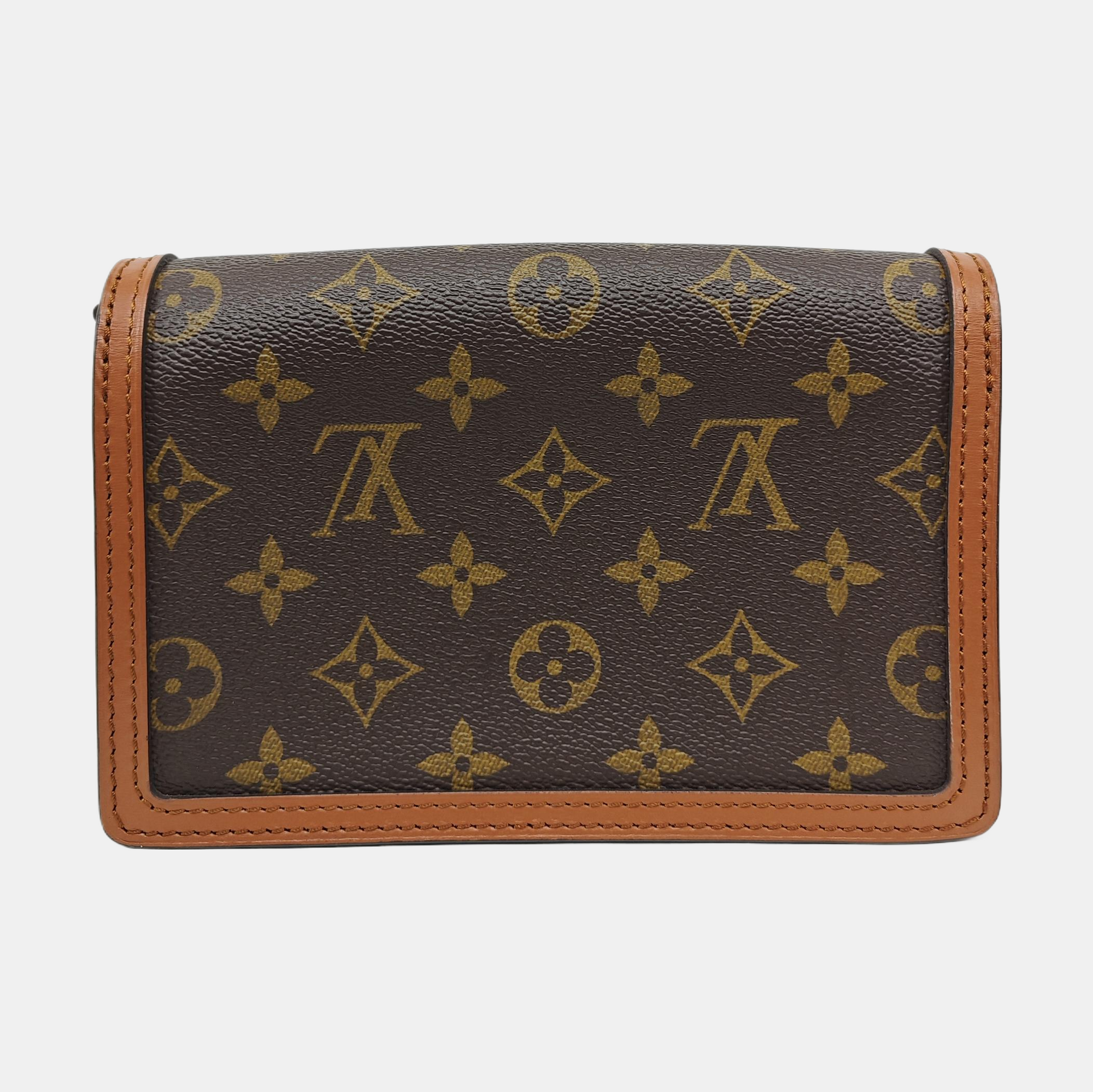 DAUPHINE WOC Monogram Coated Canvas Brown