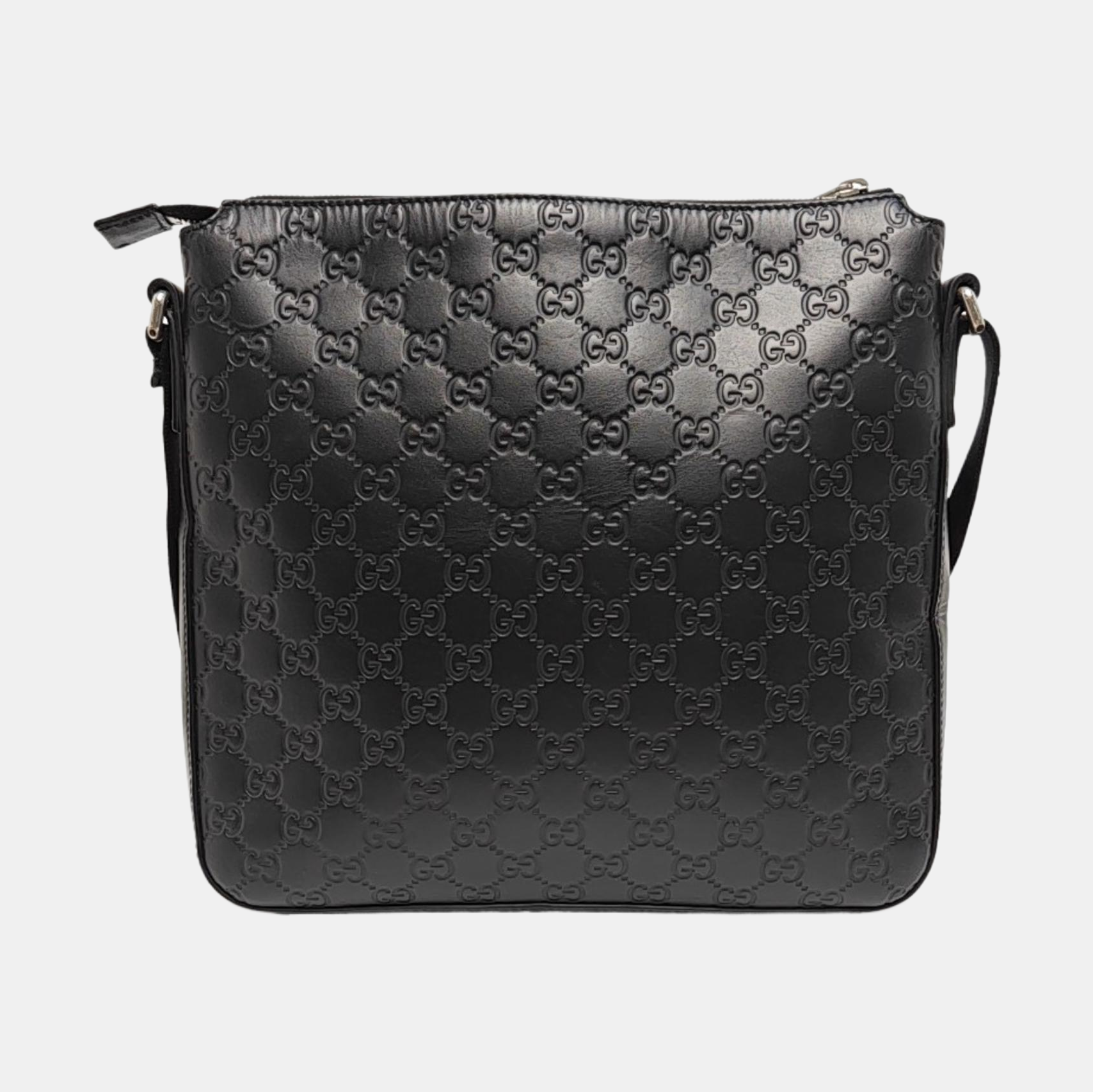 Signature Monogram Calfskin Black