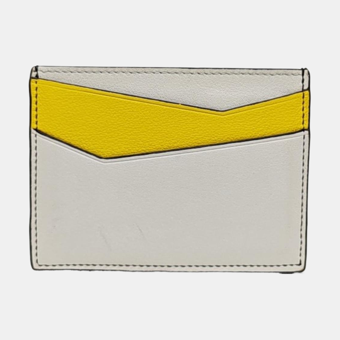 Puzzle Calfskin Multicolor Card Holder