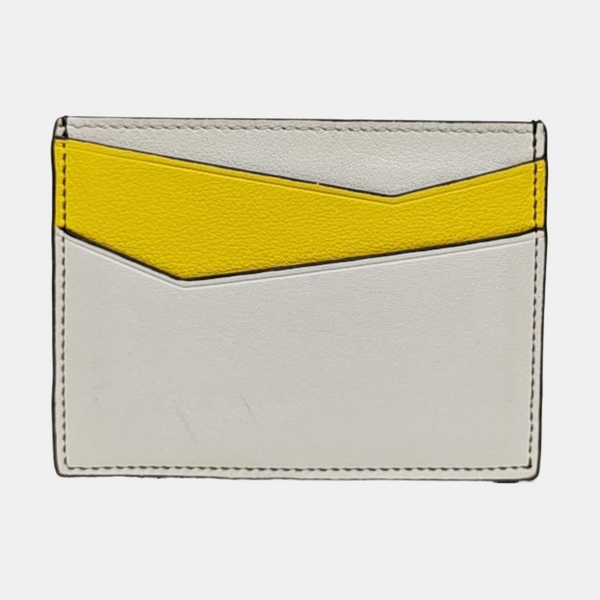 Puzzle Calfskin Multicolor Card Holder