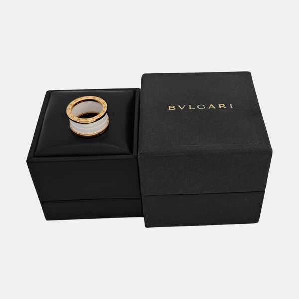 B.ZERO1 18k Rose Gold Ring EU 54