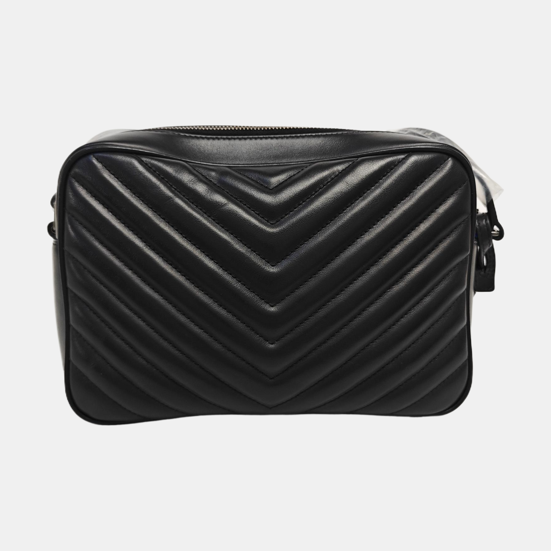 LOU Chevron Calfskin Black