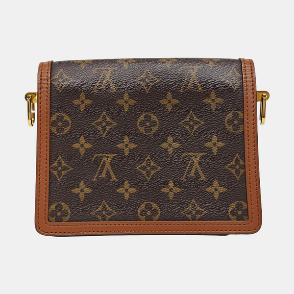 DAUPHINE Mini Monogram Coated Canvas Brown