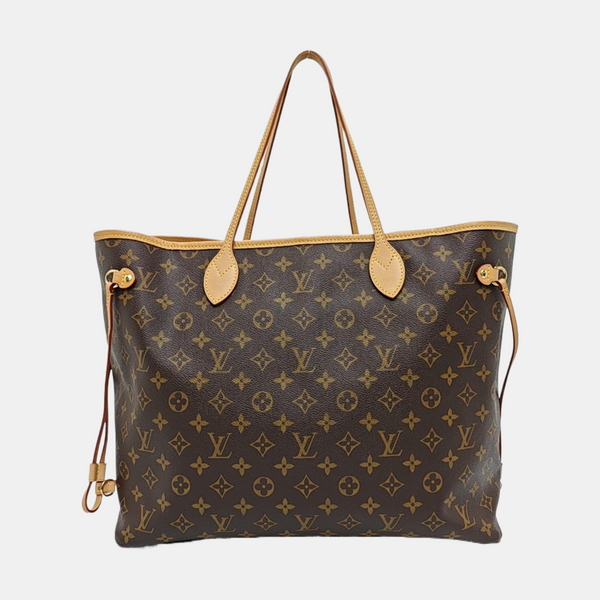 NEVERFULL GM Lona revestida Monogram Marrón