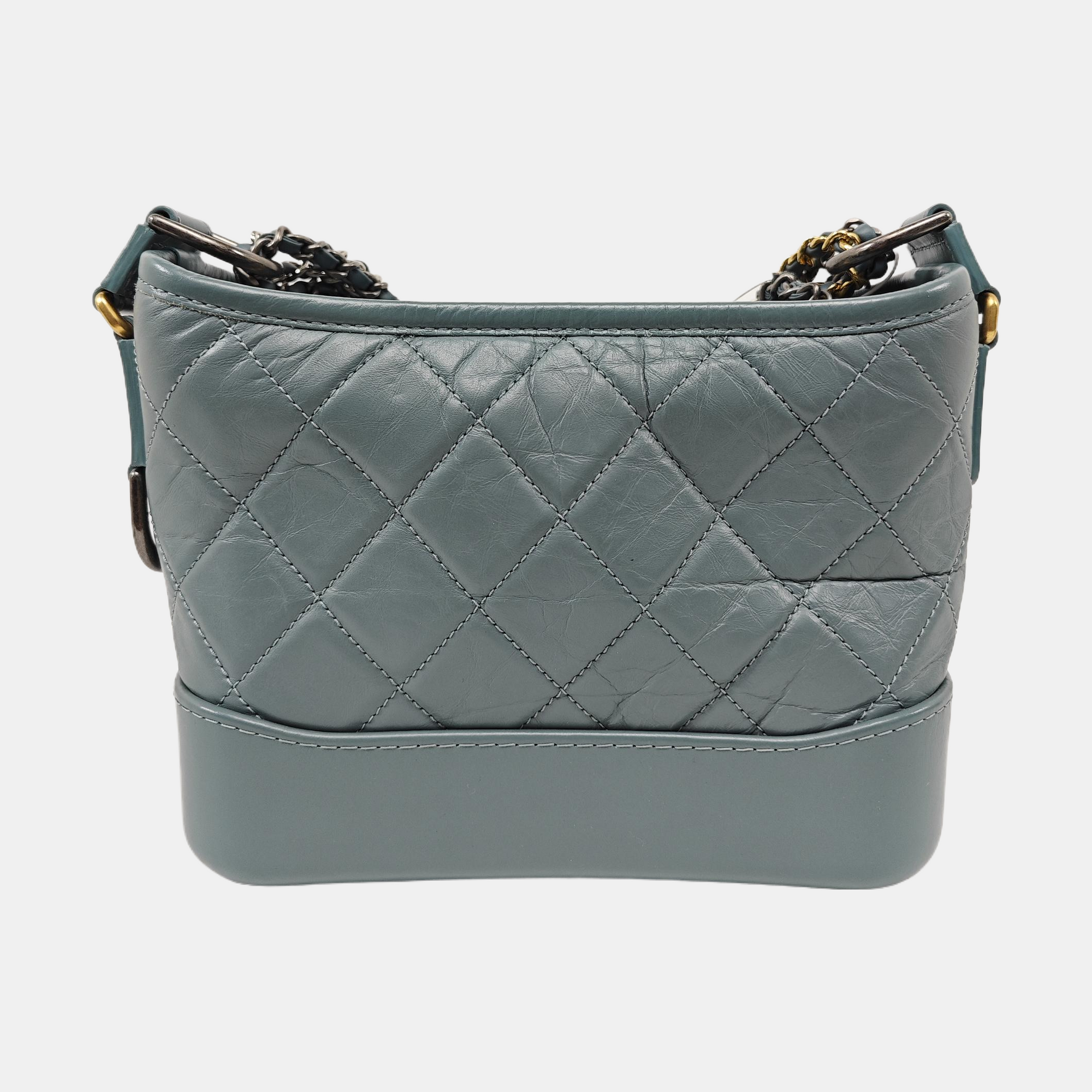 GABRIELLE Small Quilted Calfskin Blue