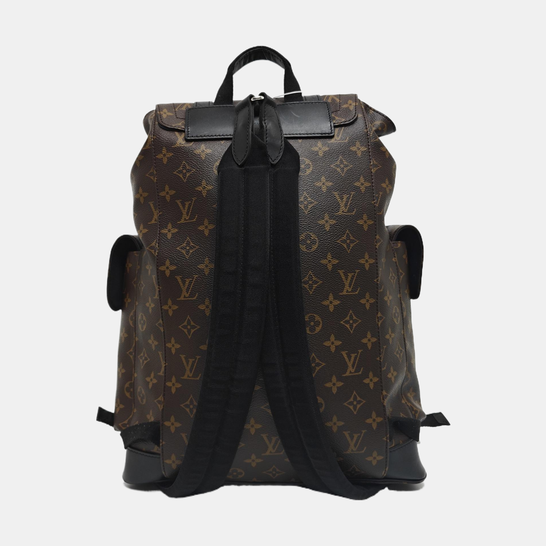 CHRISTOPHER MM Monogram Coated Canvas Brown