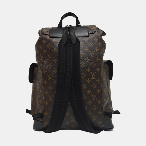 CHRISTOPHER MM Monogram Coated Canvas Brown