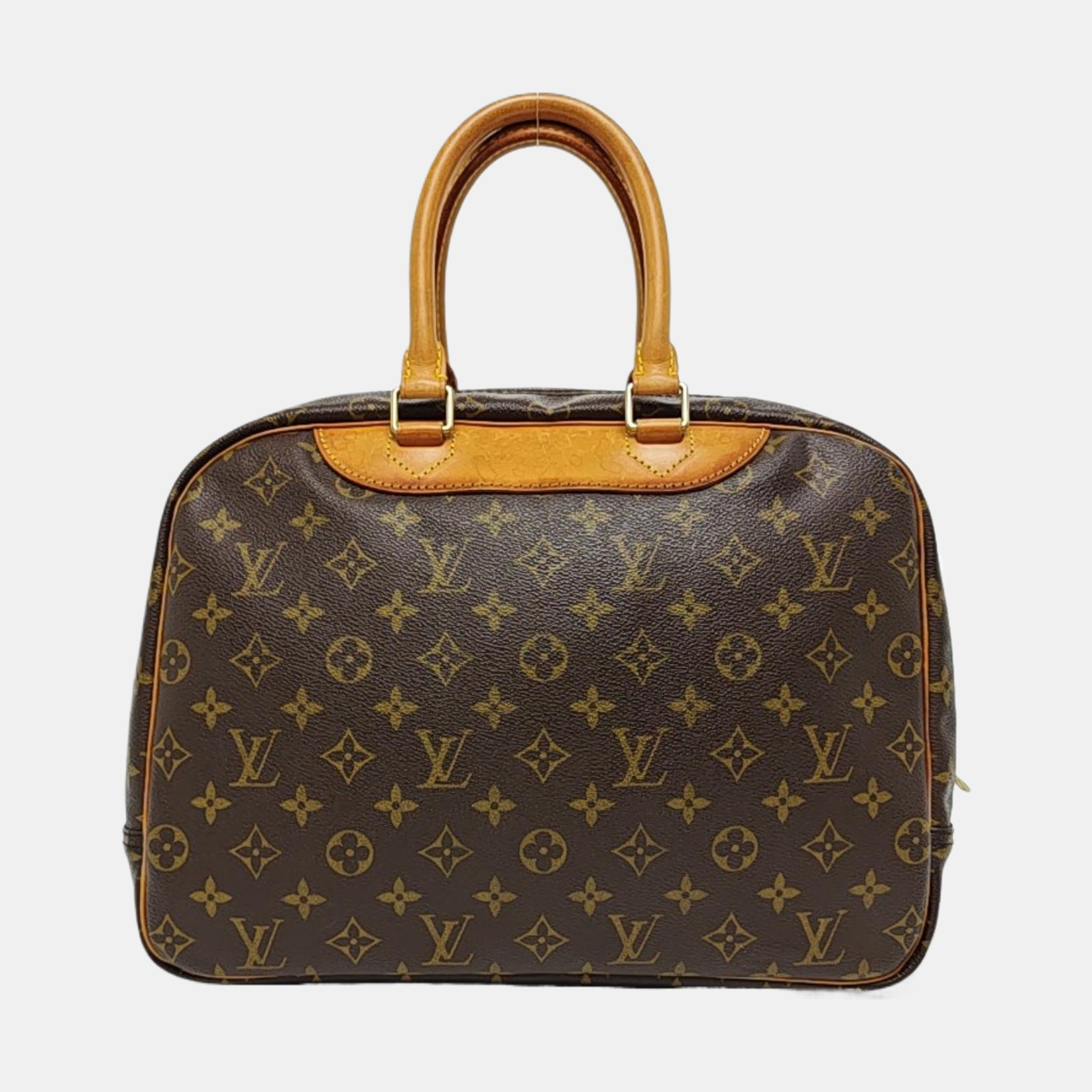 DEAUVILLE Monogram Coated Canvas Brown