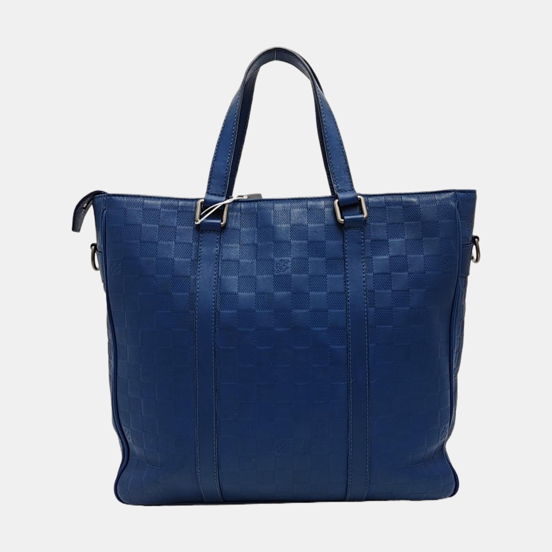 TADAO PM Damier Calfskin Blue