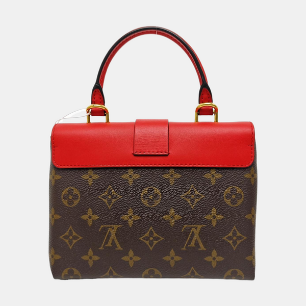 LOCKY BB Monogram Coated Canvas Red