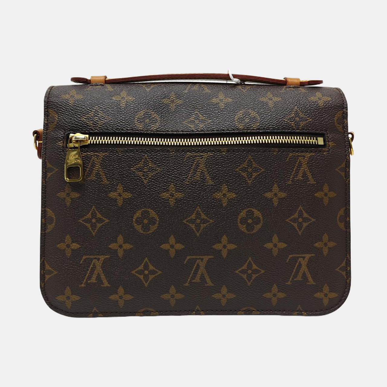MÉTIS MM Monogram Coated Canvas Brown