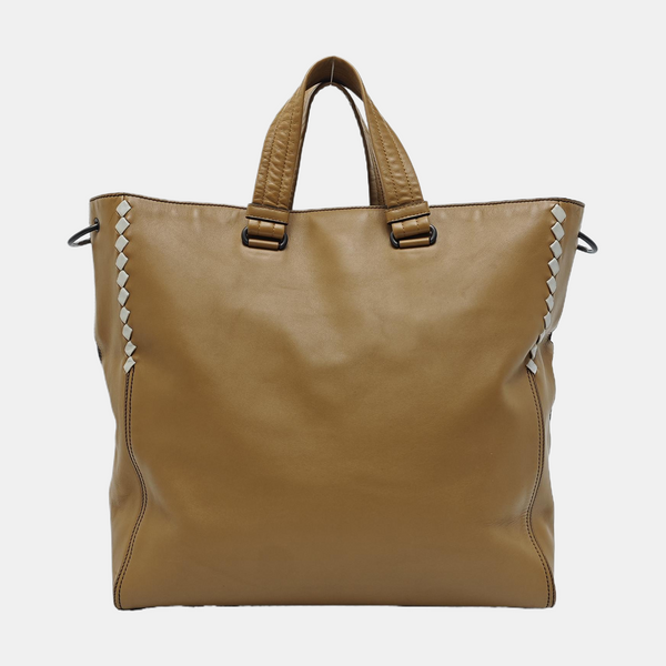 Calfskin Shoulder Bag Brown