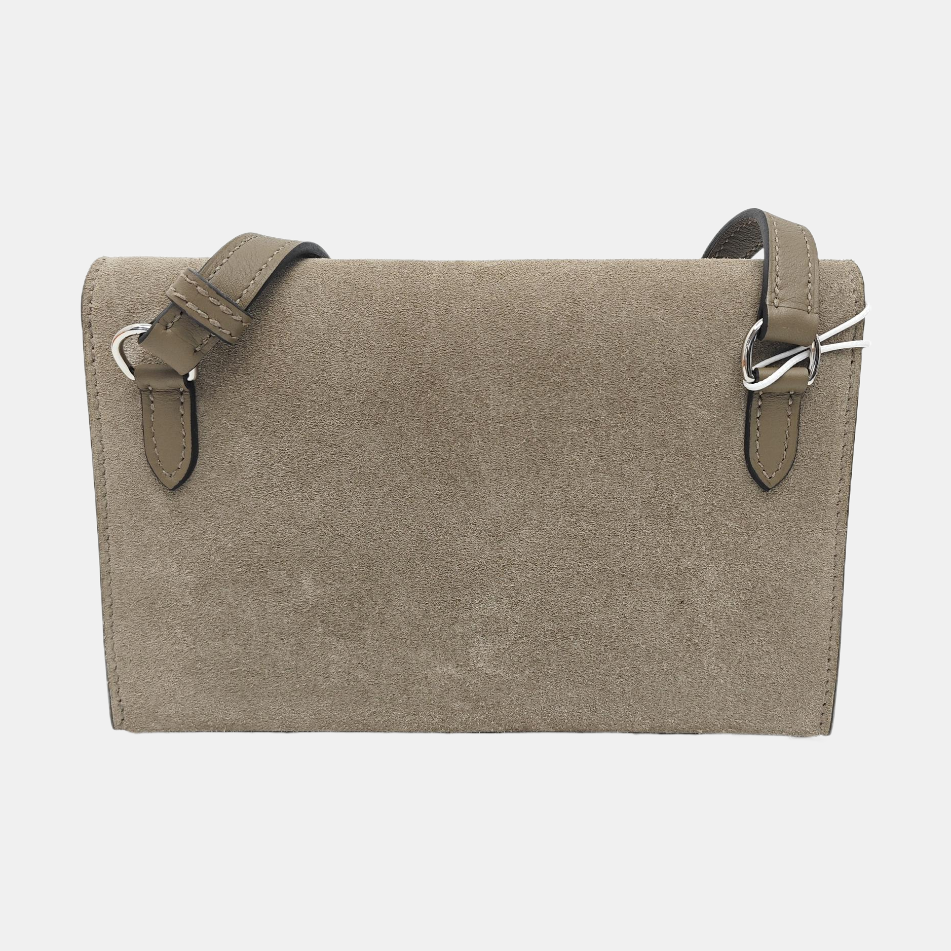 Suede Shoulder Bag Gray
