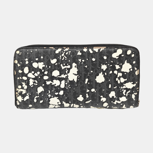 Coated Canvas Wallet Gray