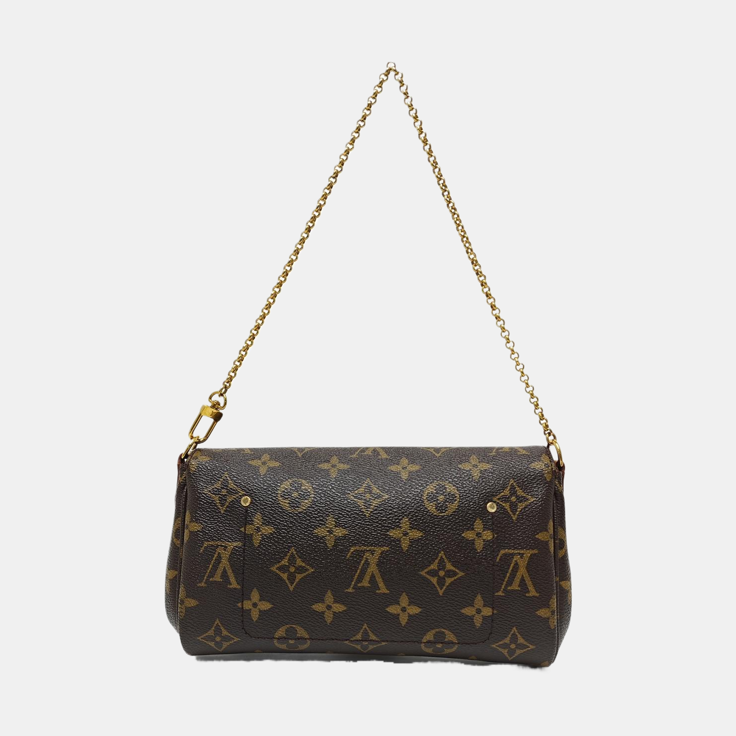 FAVORITE PM Monogram Coated Canvas Brown