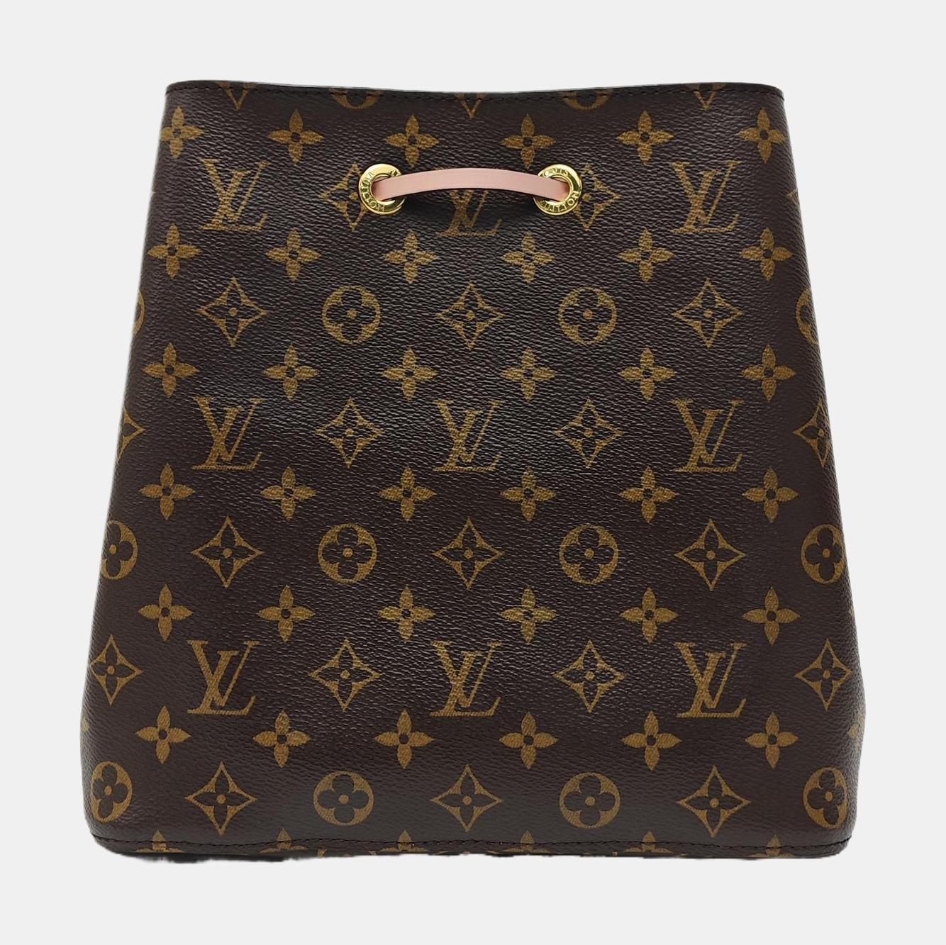 NÉONOÉ MM Monogram Coated Canvas Brown
