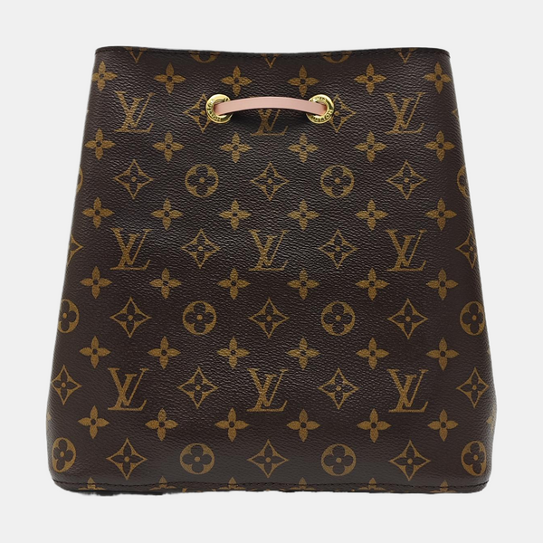 NÉONOÉ MM Monogram Coated Canvas Brown