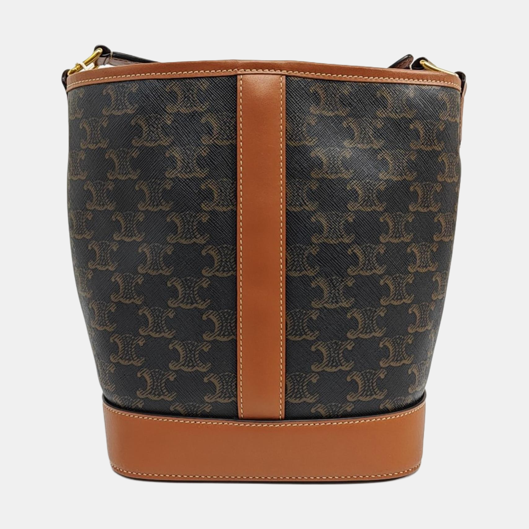 TRIOMPHE CANVAS Small Coated Canvas Brown