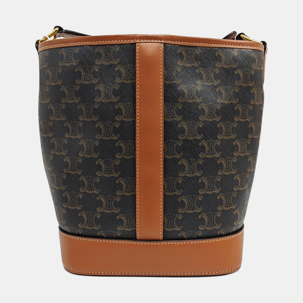 TRIOMPHE CANVAS Small Coated Canvas Brown