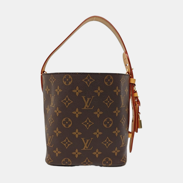 ALL IN Monogram Coated Canvas Brown