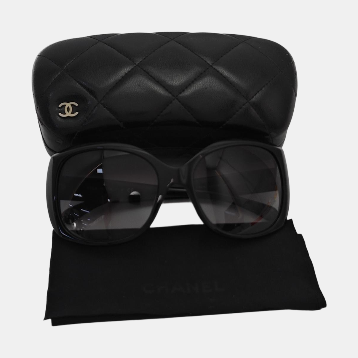 Synthetic Sunglasses Black