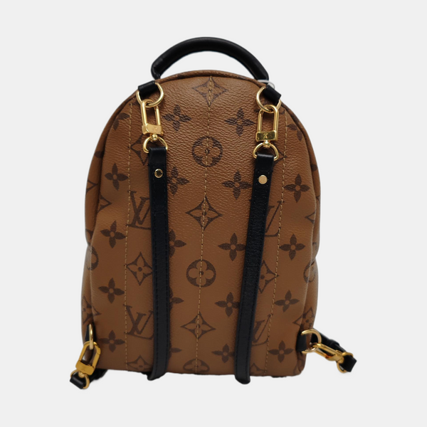 PALM SPRINGS Mini Monogram Coated Canvas Brown