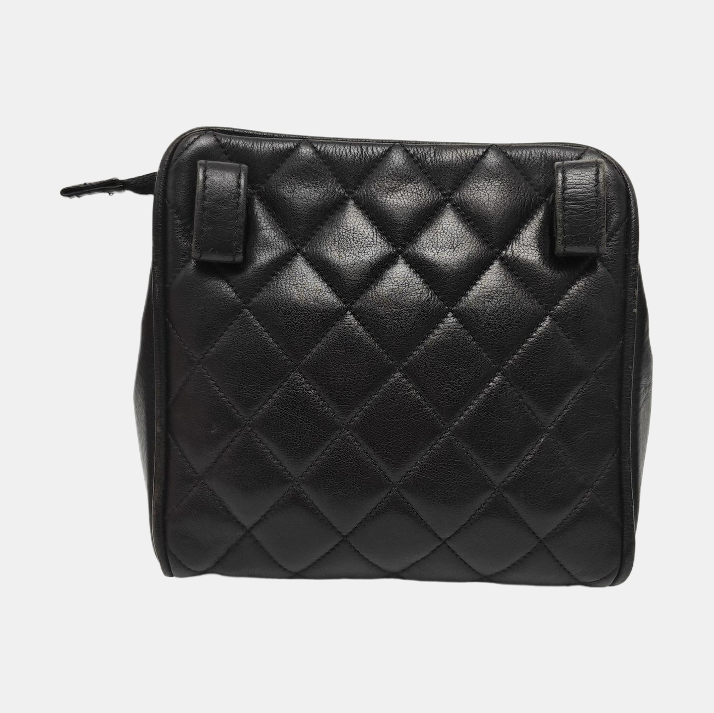 Quilted Calfskin Clutch Black