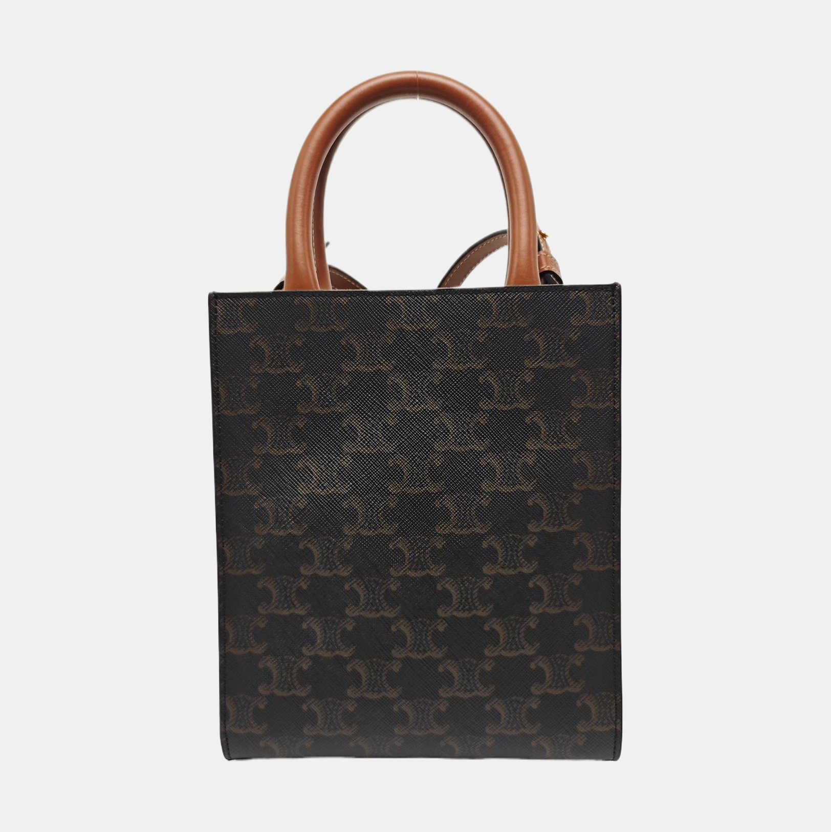 CABAS CELINE Mini Coated Canvas Brown