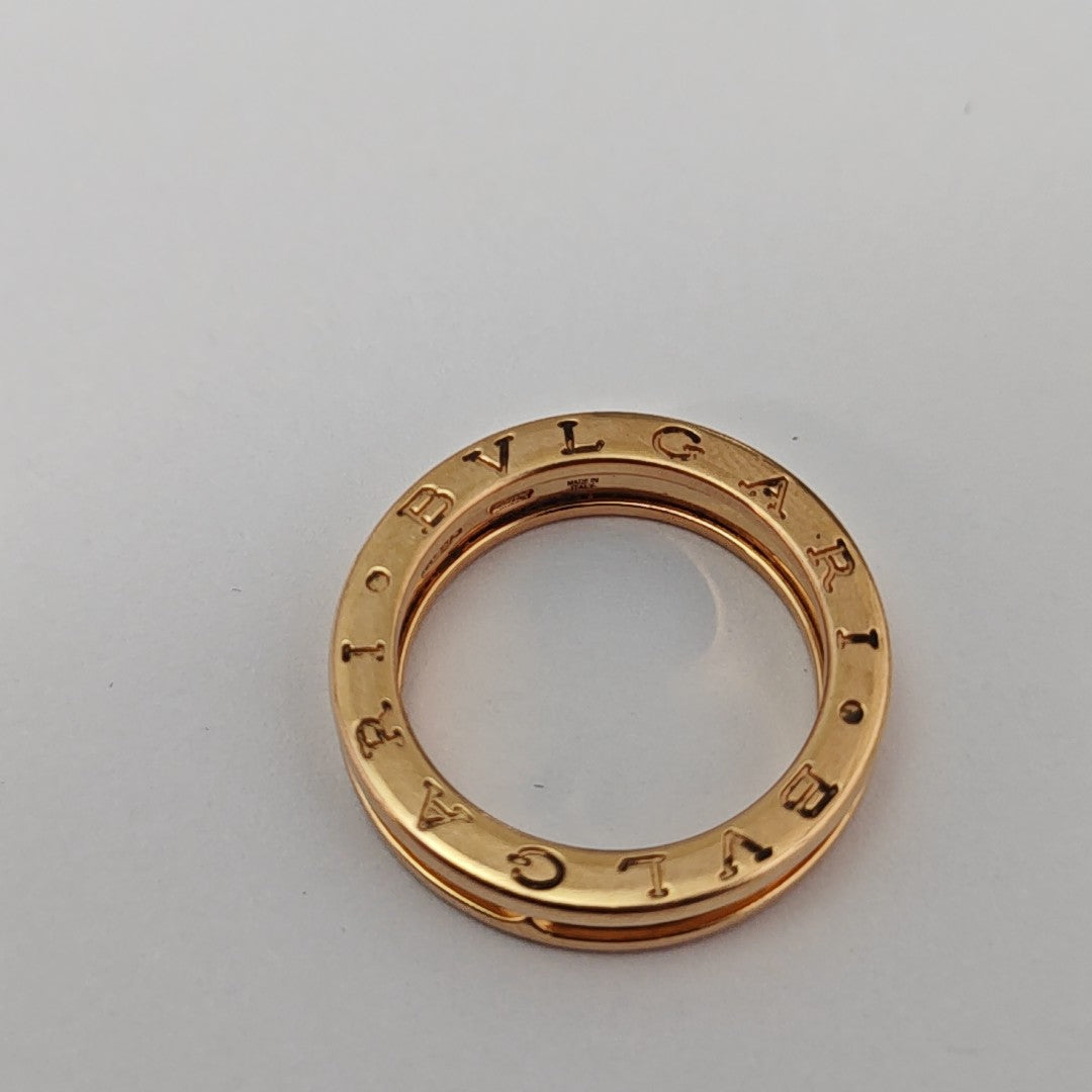 B.ZERO1 18k Rose Gold Ring EU 54