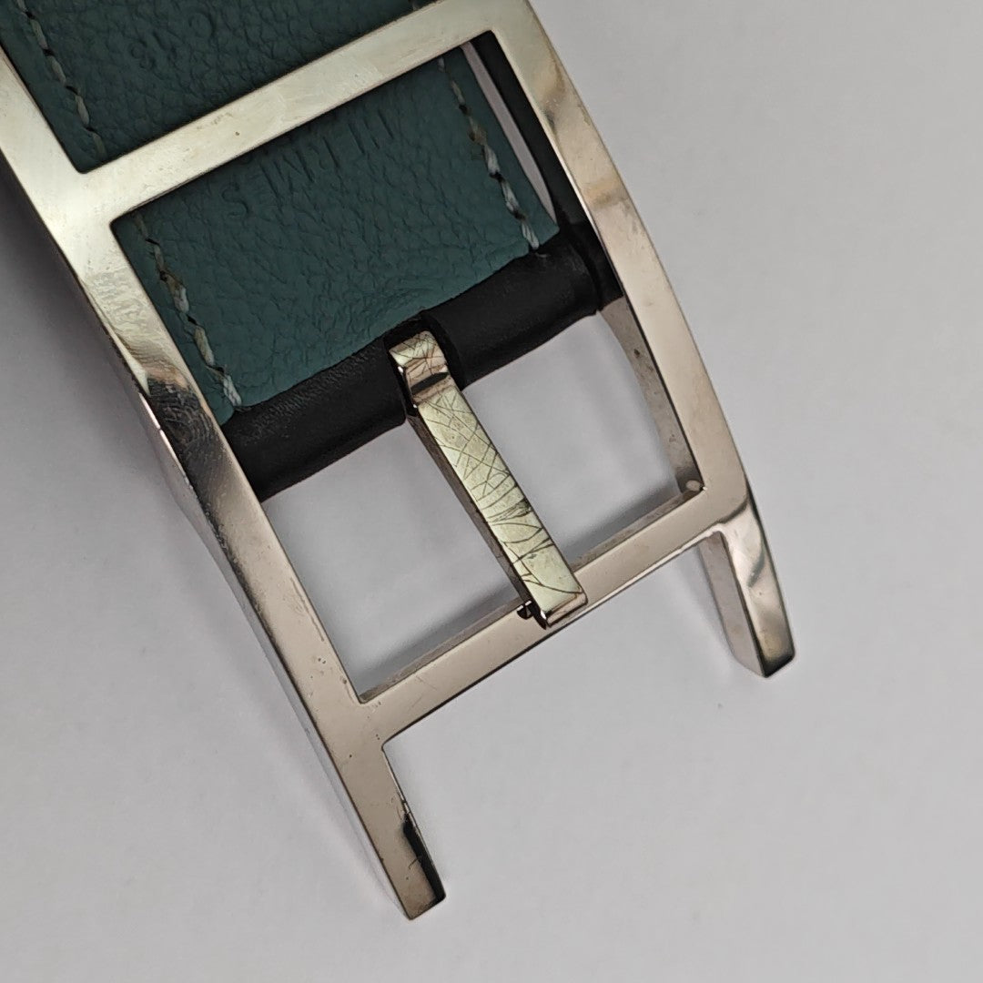Leather Belt Blue