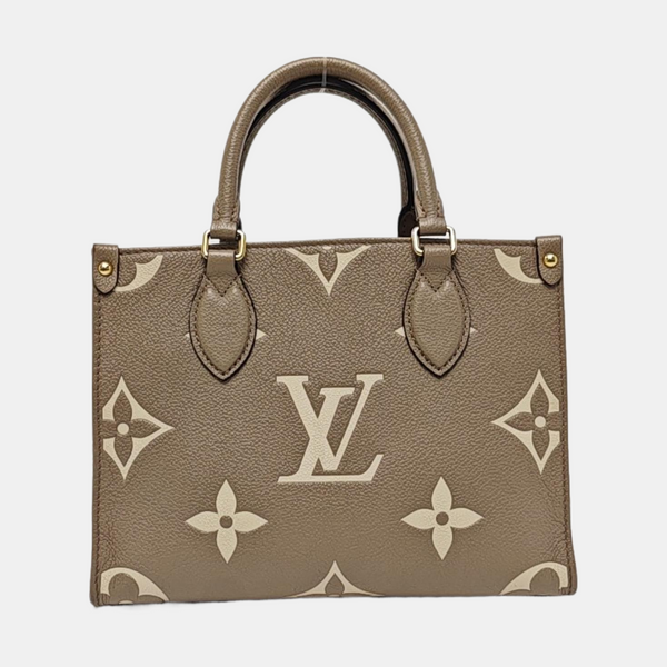 ONTHEGO PM Monogram Calfskin Gray