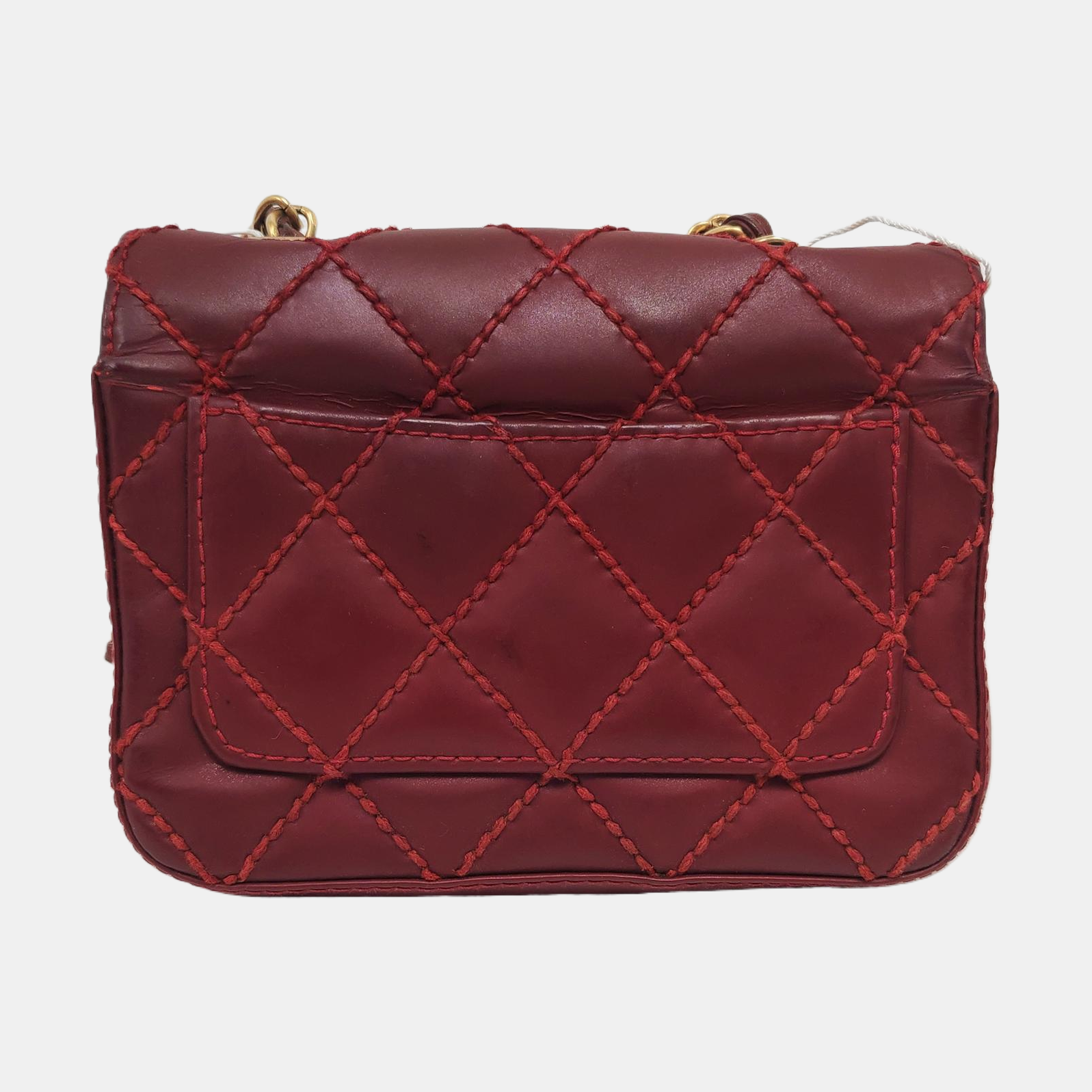 Quilted Calfskin Red