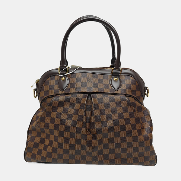 TREVI GM Damier Ebene Coated Canvas Brown
