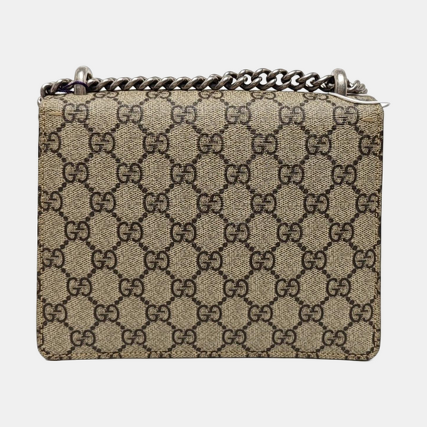 Dionysus Mini Monogram Coated Canvas Beige