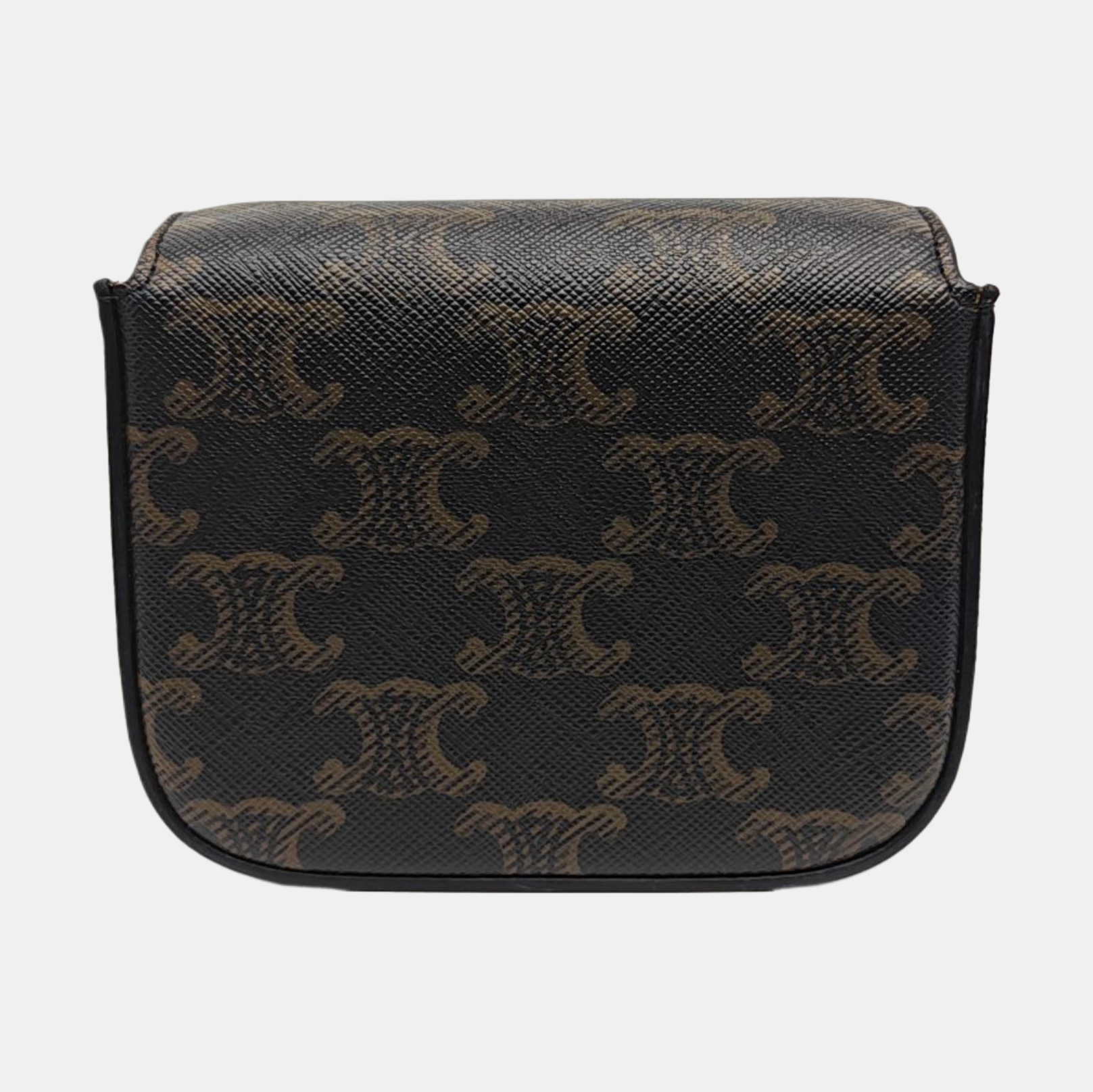 TRIOMPHE Mini Coated Canvas Black