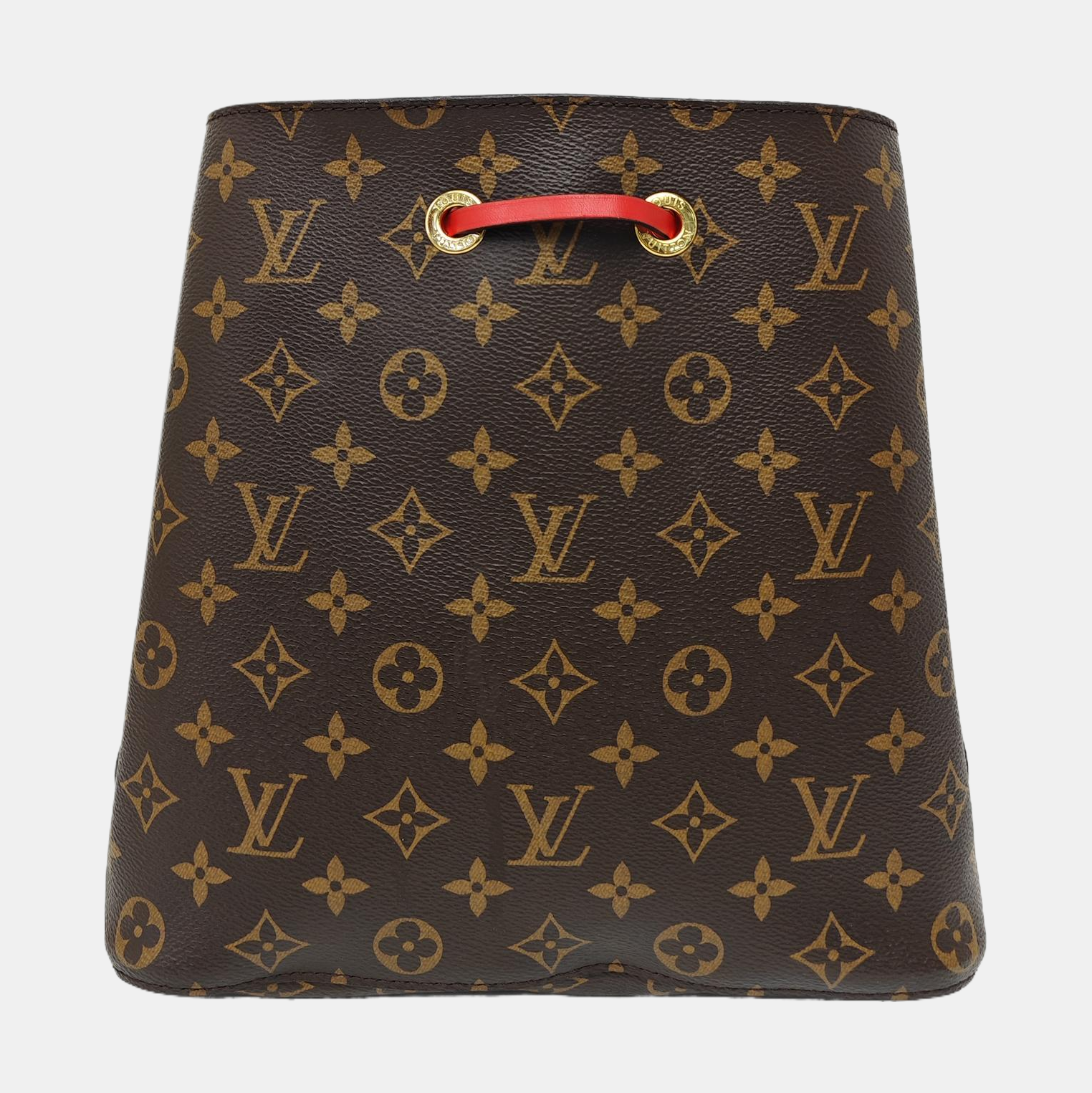 NÉONOÉ MM Monogram Coated Canvas Brown