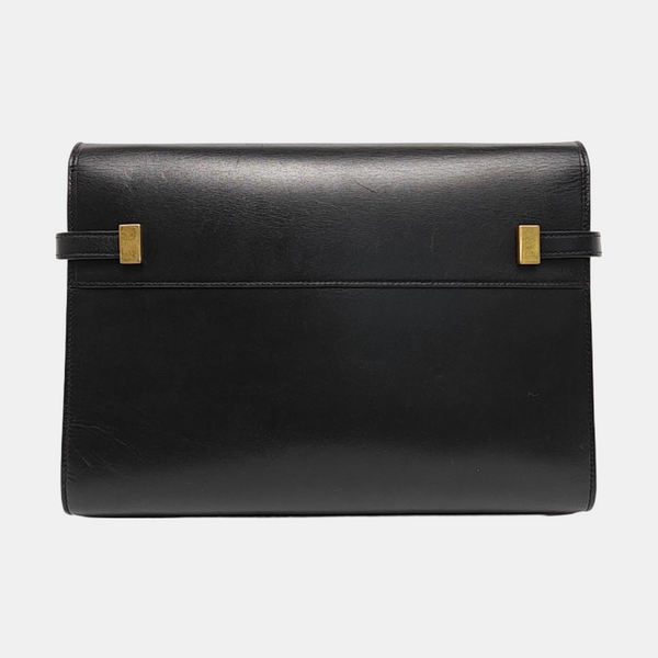 MANHATTAN Medium Calfskin Black