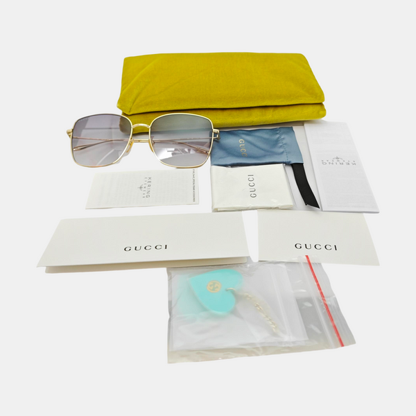 Metal Sunglasses Gray